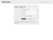 Tablet Screenshot of mdc.hosted.panopto.com