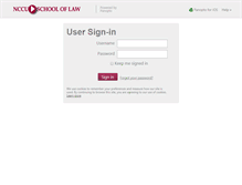 Tablet Screenshot of ncculaw.hosted.panopto.com